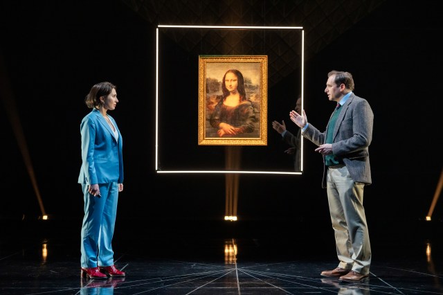 Melissa Molano and Zach Fine in <i>The Da Vinci Code</i> (© Melissa Taylor) Melissa Molano and Zach Fine in <i>The Da Vinci Code</i> (© Melissa Taylor)