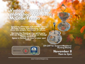 Vintage Harvest Tier China Workshop with Terri McCabe Frezza