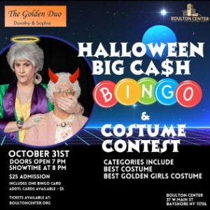 The Golden Duo Presents: Halloween Big Cash Bingo