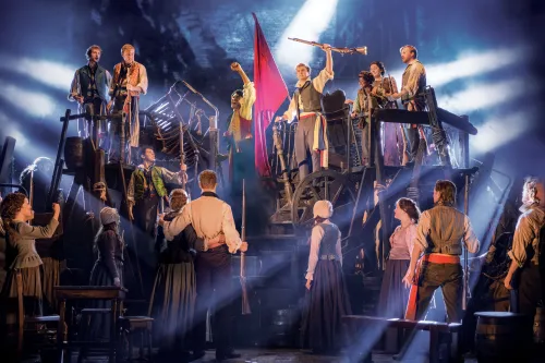 Les Miserables 23 24. The Company. Photo by Deen Van Meer