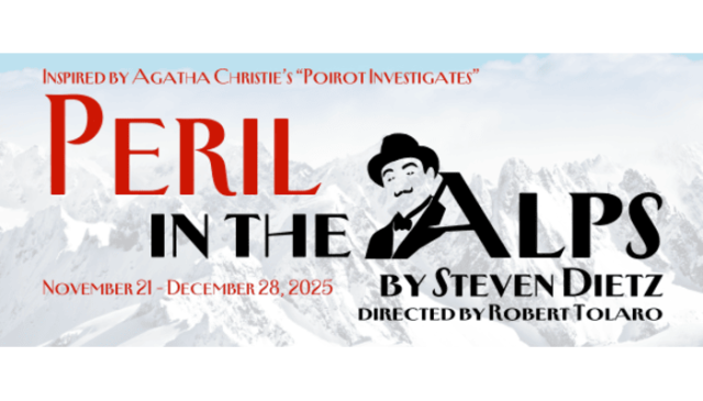 Event Logo: Peril in the Alps AustinPlayhouse 2025 2 4