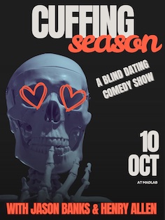 Black and Pink Cute Graveyard Halloween Night Party Poster 1