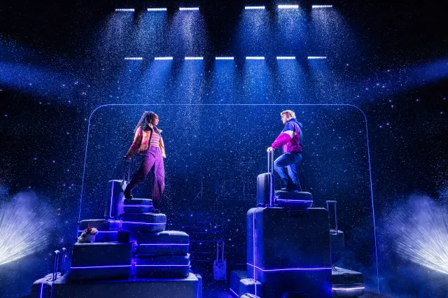 Christiani Pitts and Sam Tutty in TWO STRANGERS Matthew Murphy