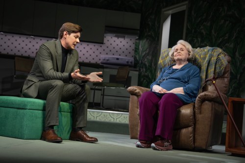 1 Christopher Lowell, June Squibb in MARJORIE PRIME Photo by Joan Marcus