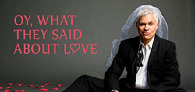 Event Logo: 1SMPlayhouse Steve Budd OY WHAT THEY SAY ABOUT LOVE logo 850 X 400