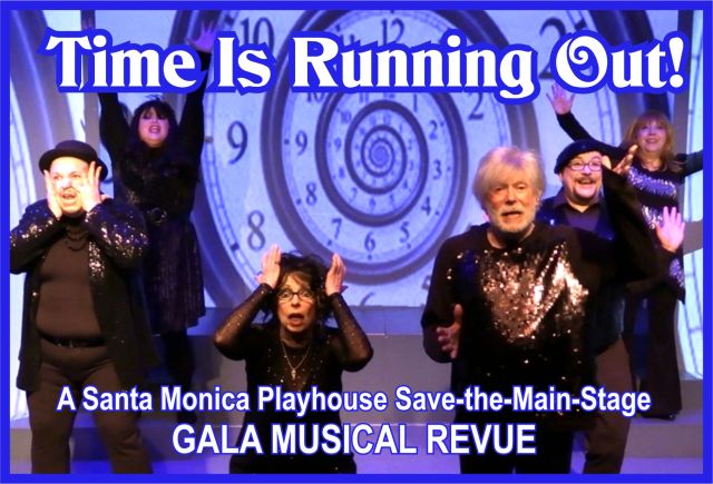 Event Logo: 1SMPlayhouse TIME IS RUNNING OUT Gala Musical Revue logo 400 x 600