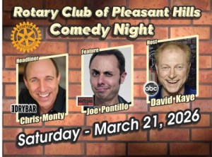 3.21.26 Rotary Club of Pleasant Hills Comedy Night – SOUTH PARK, PA