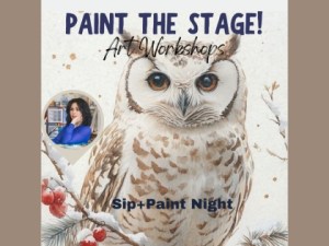 Paint the Stage! Sip+Paint Night JAN 4