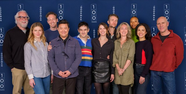 (L - R) Robert Falls, Molly Griggs, Luigi Sottile, Rammel Chan, Wesley Taylor, Bryce Gangel , Erik Hellman , Jessie Fisher , Christiana Clark, Alejandra Escalante, Jordan Lage (© Todd Rosenberg)