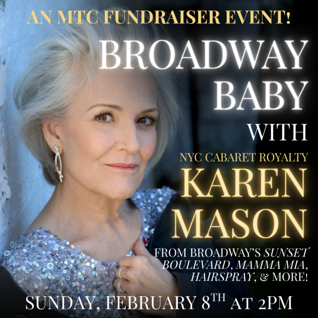 Event Logo: Broadway Baby with Karen Mason Fundraiser Logo