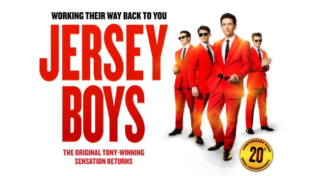 <i>Jersey Boys</i> 20th anniversary tour logo