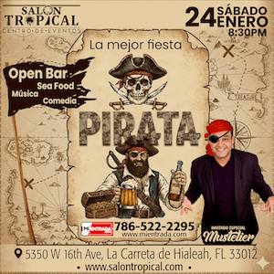 FIESTA PIRATA CON EL GRAN COMEDIANTE MUSTELIER!