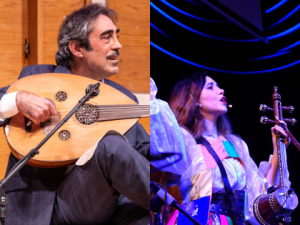 Simon Shaheen with Mehrnam Rastegari