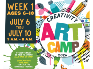 Creativity Art Camp 2026-Week 1