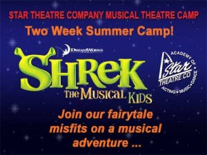 2026 Star Academy Summer Camp Shrek the Musical Kids