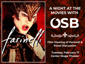 Opera at the Movies: Farinelli + Panel Discussion