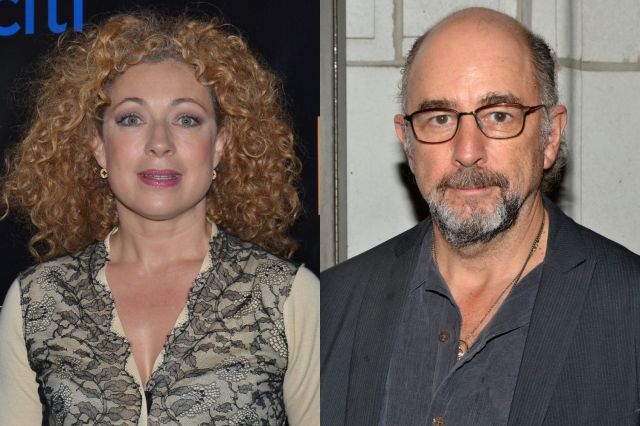(L) Alex Kingston, (R) Richard Schiff (© David Gordon)