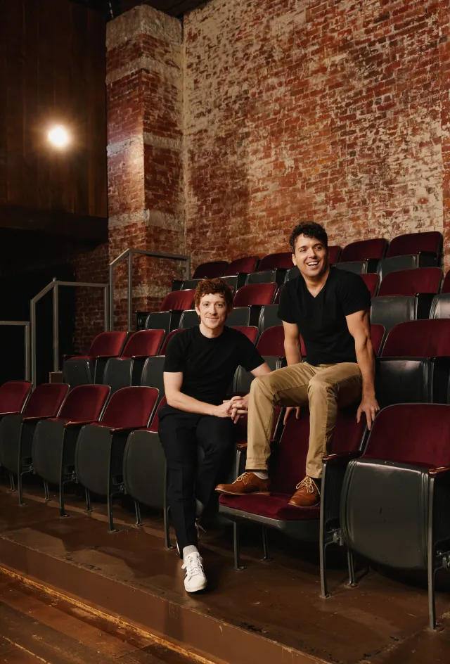 Ethan Slater and Marshall Pailet Marcel Classic Stage Emilio Madrid 0226