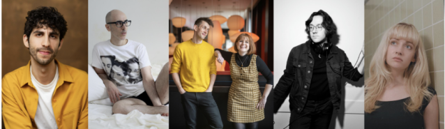 L to R: Fouad Dakwar, Dan Fishback, Scott Gilmour & Claire Mckenzie, Adam J. Rineer, and abs wilson