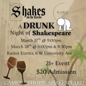 Shakes on the Rocks: A Drunk Night of Shakespeare