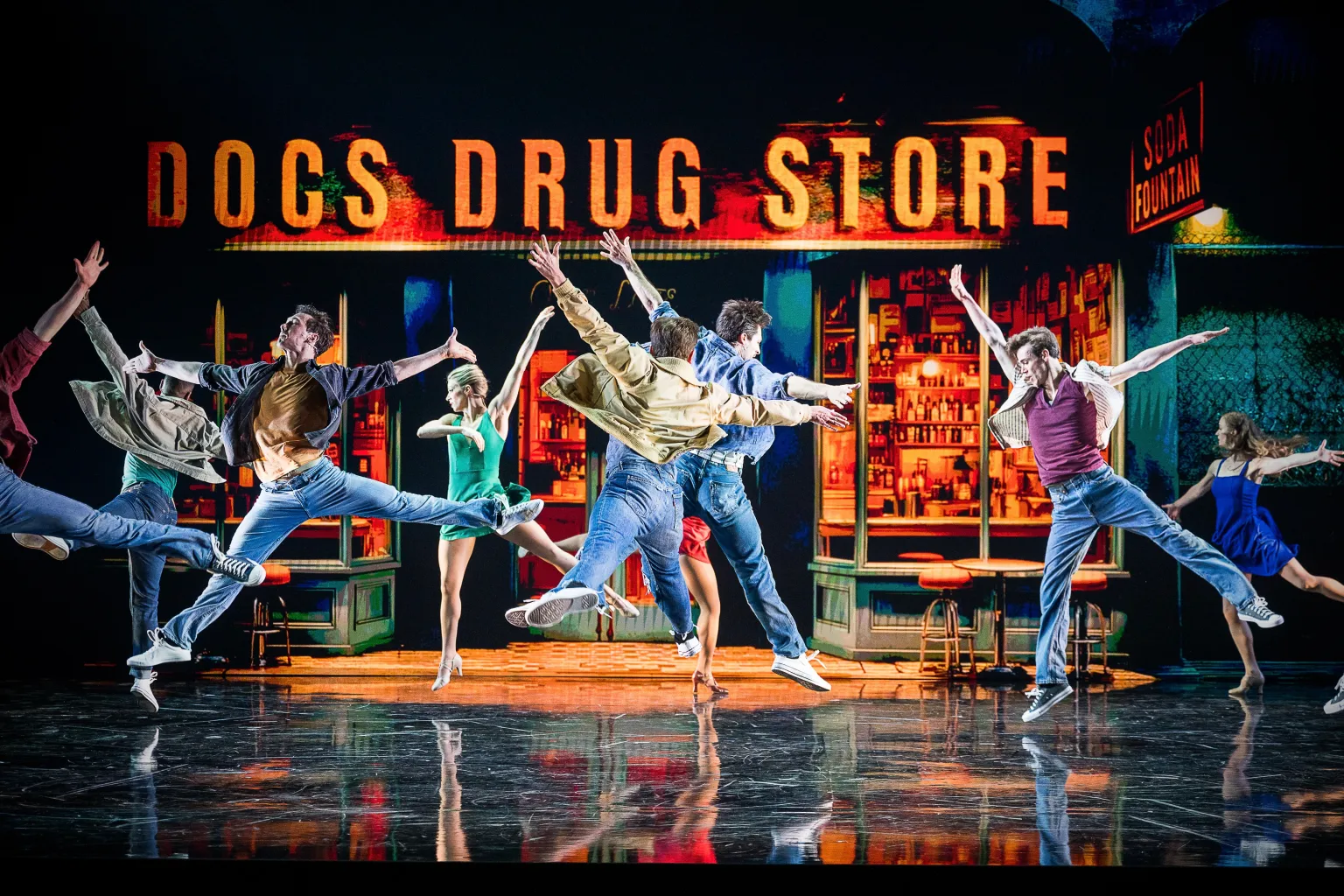 2 Company of GOTTA DANCE! performs 'Cool.' photo by Christopher Duggan