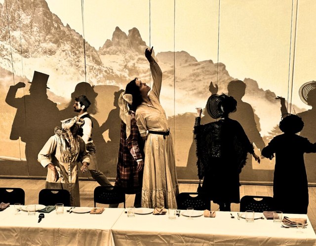 The cast of <i>The Door Slams, A Glass Shatters</i> (© David West)