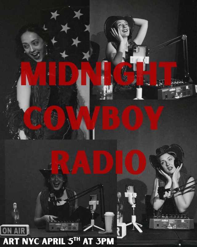 Event Logo: MIDNIGHT COWBOY RADIO Poster 24 x 30 in