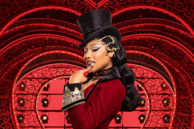 Megan Thee Stallion as Zidler in Moulin Rouge! The Musical (© Evan Zimmerman for MurphyMade)