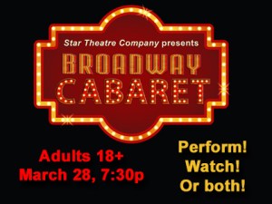 2026 Star Theatre Company Broadway Cabaret