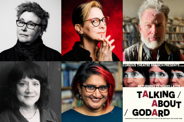 Event Logo: CuriousTheatreBranch TalkingAboutGodard CastBlock