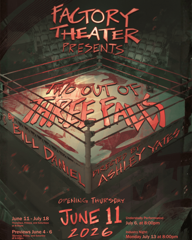 Event Logo: Factory TwoOutofThreeFalls Poster