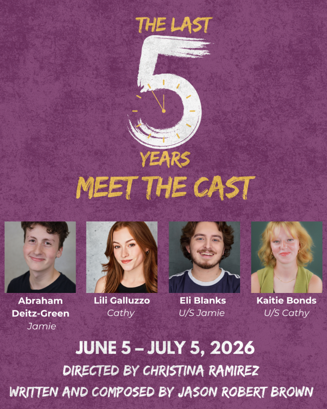Event Logo: HEADSHOT BLOCK LOGO Oil Lamp Theater THE LAST FIVE YEARS Announcement.png
