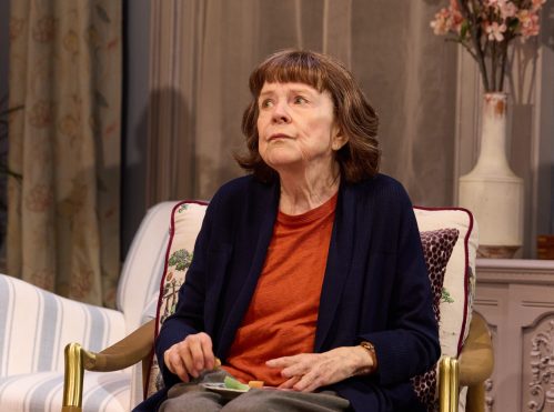 Marylouise Burke in MTC's The Balusters, a new play by David Lindsay Abaire, directed by Kenny Leon ©Jeremy Daniel