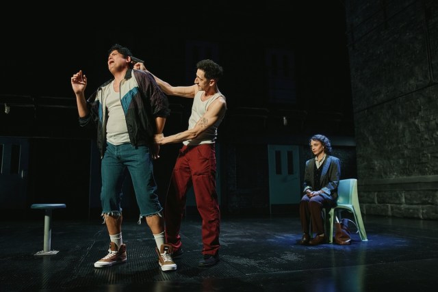 Michael Cavinder, Adriend Brody, and Tessa Thompson Photo Credit: Emilio Madrid