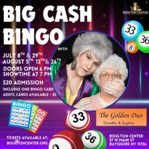 The Golden Duo Presents: Summer Big Cash Bingo!