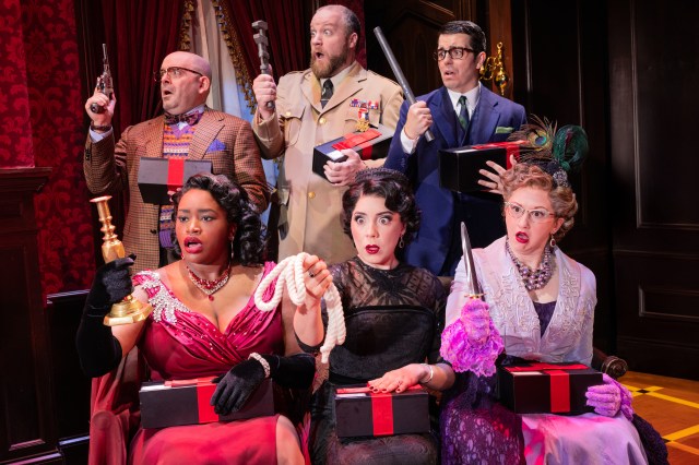 Event Logo: 1 The Company of the Second North American tour of CLUE photo by Evan Zimmerman for MurphyMade