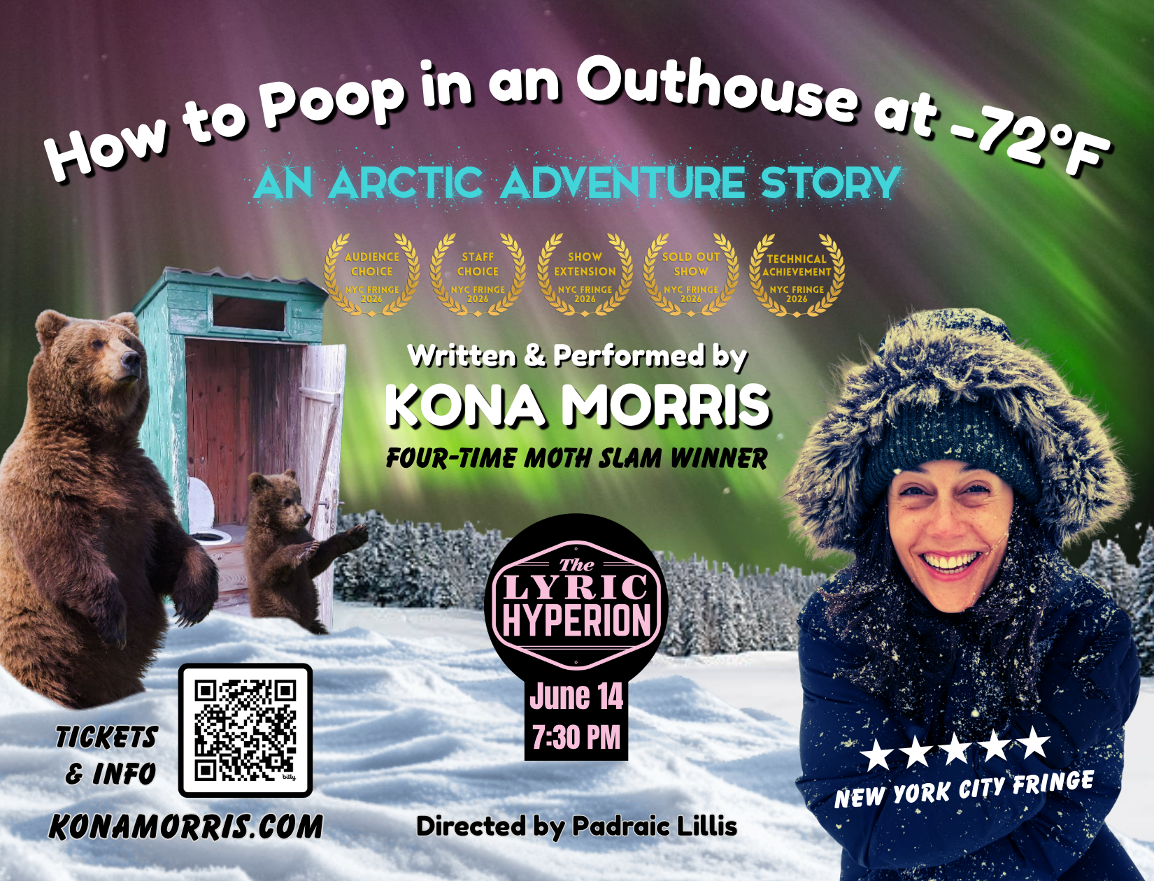 How to Poop in an Outhouse at -72°F - TheaterMania.com