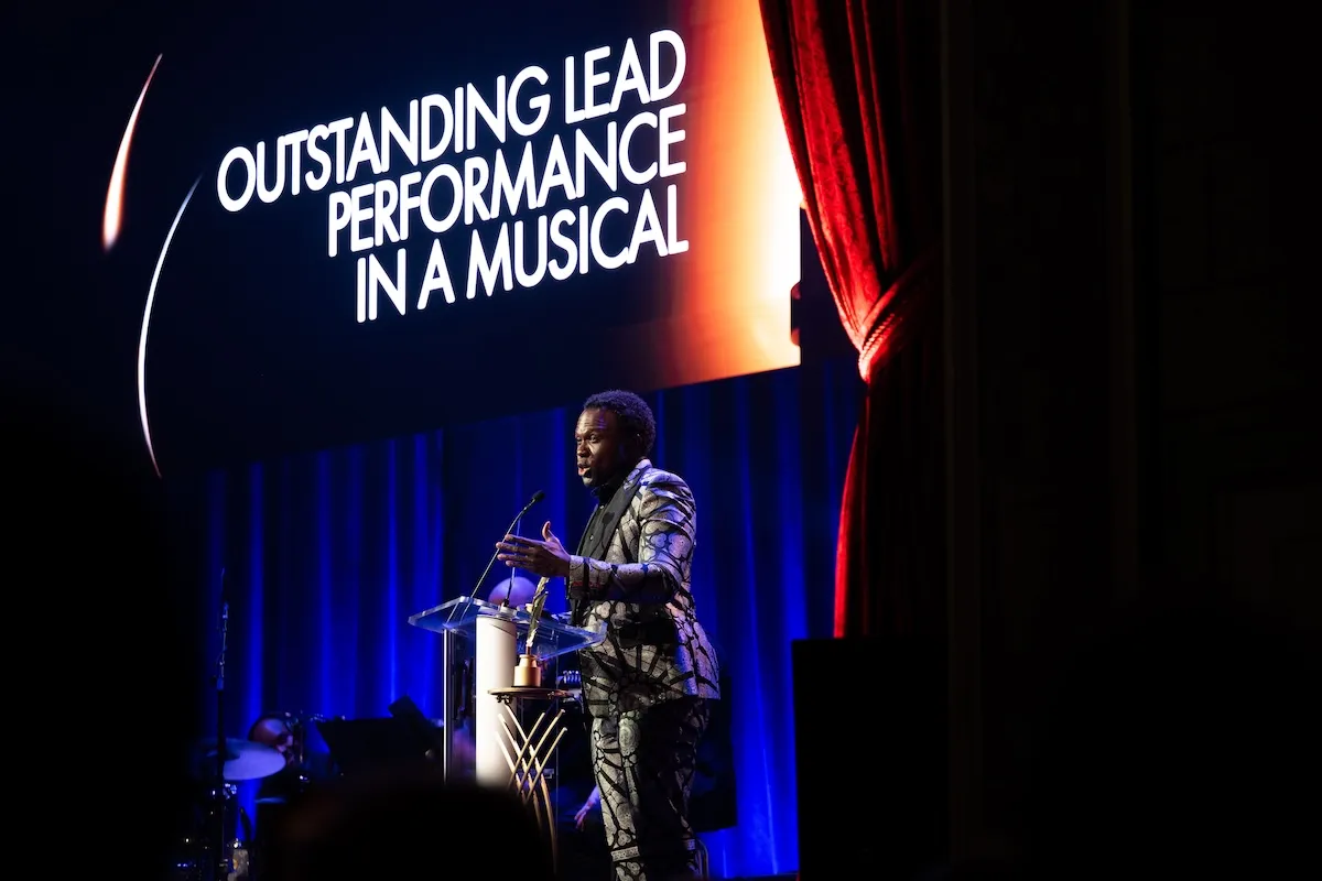 JOSHUA HENRY (Ragtime), recipient of 2026 Drama Desk Awards, OUTSTANDING LEAD PERFORMANCE IN A MUSICAL. Photo by AUSTIN RUFFER