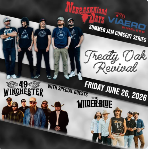 Nebraskaland Days Festival: Treaty Oak Revival, 49 Winchester, & The Wilder Blue at Wild West Arena