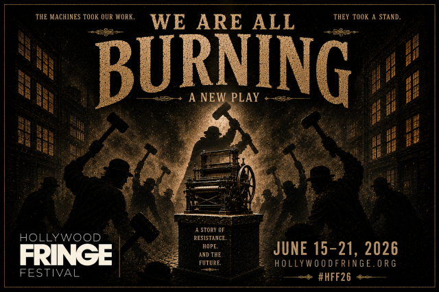 Event Logo: We Are All Burning Postcard