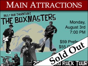 Billy Bob Thornton and The Boxmasters 2026 Morro Rock Tour