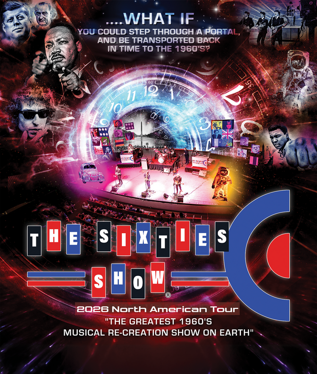 Event Logo: 26 10 22 The Sixties Show 2026 Clean
