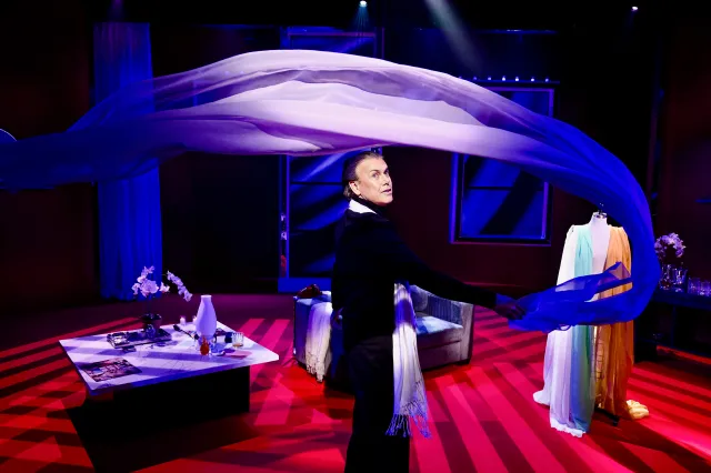 4 MATT McGRATH in MISTER HALSTON at Bay Street Theater. Photo by Phil Merritt