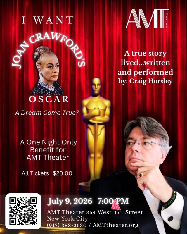 Event Logo: I WANT JOAN CRAWFORDS OSCAR pic