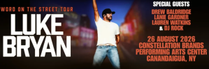 Luke Bryan at Constellation Brands Performing Arts Center