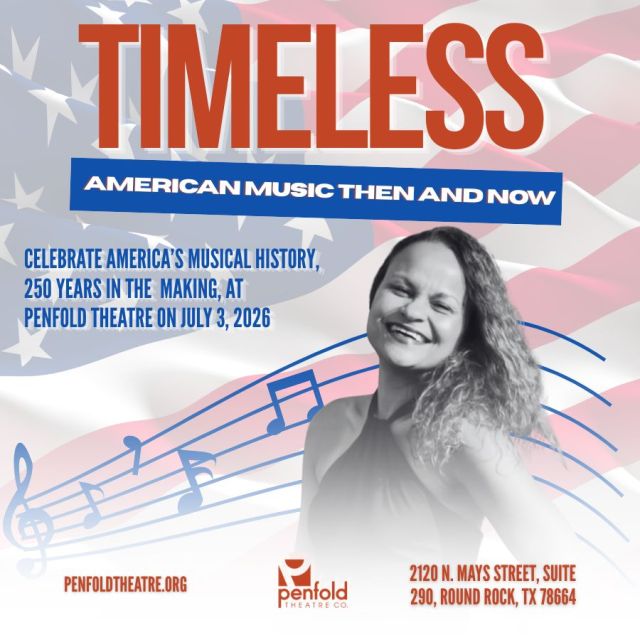 Event Logo: Timeless American Music Then and Now LinkedIn Post