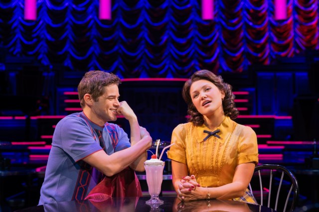 1 (L to R) Jeremy Jordan and Olivia Holt in JUST IN TIME Photo by Evan Zimmerman for MurphyMade
