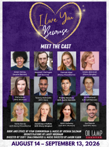 Oil Lamp Theater Presents “I Love You Because,” August 14 – September 13