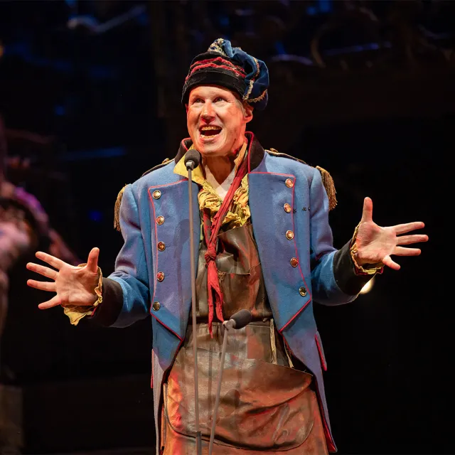 Les Miserables The Arena Concert Spectacular Matt Lucas as Thenardier credit l Boud 1 Les Miserables The Arena Concert Spectacular Matt Lucas as Thenardier credit l Boud 1