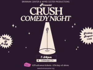 Crush Comedy Night – August 2026